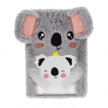 Pluchen A5-notitieboek koala