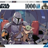 Ravensburger puzzel STAR WARS: THE MANDALORIAN 1000 stukjes