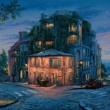 Puzzle La Maison Rose – roze huis 1000 stukjes