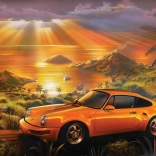 ART PUZZLE Puzzel gele Porsche 1500 stukjes