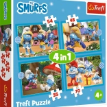 TREFL puzzle Smurf Village 4in1