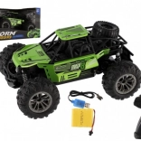 Voiture tout-terrain RC buggy verte 22 cm