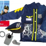 Déguisement de carnaval Policier avec accessoires - 8 pièces
