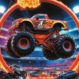 Puzzle Monster Truck 60 Pieces