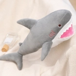 Pluchen haai Mascotte Hugs 50 cm grijs