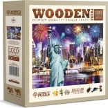 Puzzle en bois WOODEN CITY New York de nuit 1010 pièces