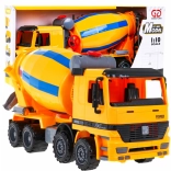 Bétonnière pour enfants 3+ Modèle réaliste 1:10 + pièces mobiles + seau rotatif