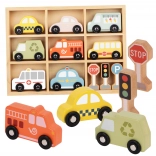 Jouets en bois et panneaux de signalisation Tooky Toy