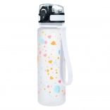 Bouteille en tritan avec motif de petits cœurs 500 ml