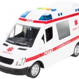 Ambulance met licht en geluid 1:16