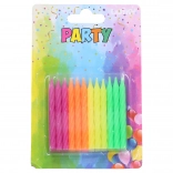 Neon Candles 24 pcs