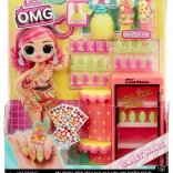 L.O.L. Surprise O.M.G. Sweet Nails Pinky Pops – fruity nail art set with doll
