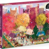 Puzzel Herfst op de stadsmarkt 1000 stukjes Galison