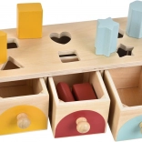 Tri de formes en bois avec tiroirs 2Kids Toys