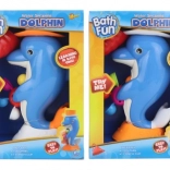 Dolfijn voor in bad – watermolen met zuignappen