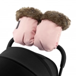 Handschoenen voor de kinderwagen MoMi Sildi – roze