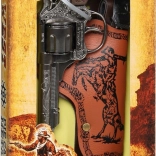 Metal Cowboy Revolver with Holster by Gonher