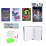 Creatief diamanten dagboek 14,5 × 21 cm – set met zelfklevende steentjes