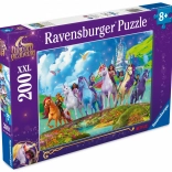 puzzel XXL 200 stukjes RAVENSBURGER – UNICORN ACADEMY (Eenhoornacademie)