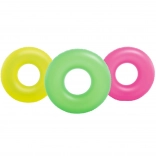 Neon inflatable swim ring 91 cm