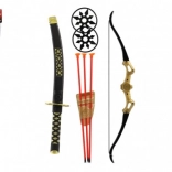 Ensemble ninja avec épée et accessoires