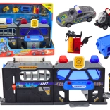 Uitschuifbaar politiebureau met lichten en geluiden