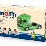 Buildable model Actros L in scale 1:48 - green