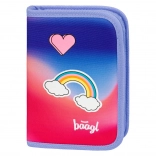 BAAGL trousse scolaire une seule couche arc-en-ciel rouge