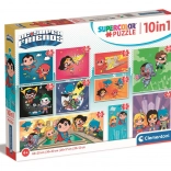 Puzzle DC Super Friends 10 in 1 CLEMENTONI