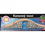 Maxim stone bridge for wooden train sets