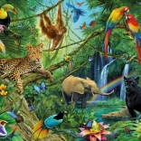 Puzzel Dieren in de Jungle 200 stukjes van Ravensburger