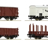Roco achtdelige set goederenwagens DRG H0