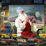 Puzzel COBBLE HILL 1000 stukjes – Santa’s hobby