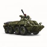 Ensemble de construction militaire Sluban BTR-80AS à l'échelle 1:35