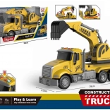 vrachtwagen met licht- en geluidseffecten – graafmachine