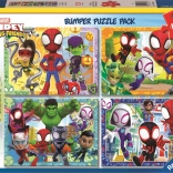 Puzzle Ravensburger Spidey et ses fantastiques amis 4x42 pièces