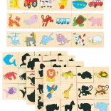 Wooden Find-the-Shadow Puzzle