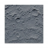Design bouwplaat Maanlandschap 25,5 x 25,5 cm