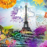 Puzzel Ansichtkaart uit Parijs 500 stukjes van Ravensburger