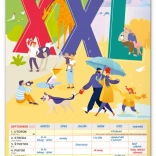 Calendrier mural Planificateur familial XXL 2026