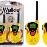 Walkietalkie Kortegolfradio 100 m bereik Geel voor kinderen