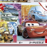 Puzzle Cars camarades 3x55 pièces