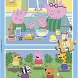 Houten puzzels PEPPA PIG 2×25 stukjes