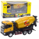 Metalen betonmixer vrachtwagen Huina Khaki 1:50