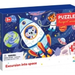 DODO puzzle Transport : excursion dans l’espace, 30 pièces