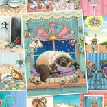 Puzzle Katzenleben XL 500 Teile EUROGRAPHICS