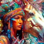 Puzzle Wilde Seele 1000 Teile