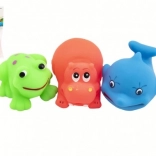 Rubberen waterdiertjes 3 stuks