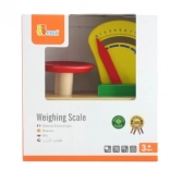Wooden kids' weighing scale for pretend store play