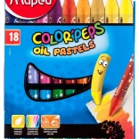 Triangular Oil Pastels Maped Color'Peps 18 pcs